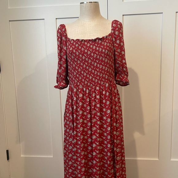 NATURAL LIFE Dresses & Skirts - Natural Life Red Floral Maxi Dress Sz XL NWT